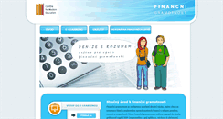 Desktop Screenshot of financnigramotnost.cfme.net